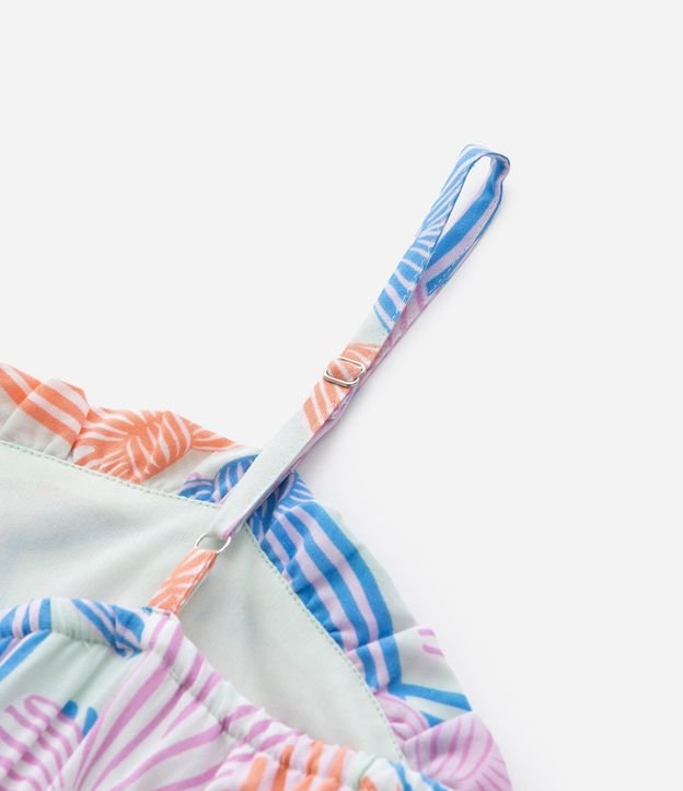Vestido Infantil en Viscosa con Estampa de Lazos - Talle 5 a 14 años 5