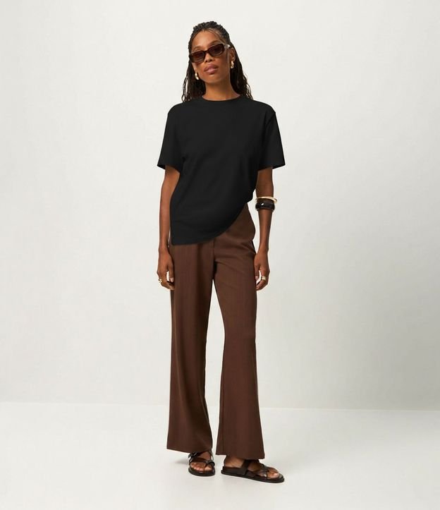 Remera T-Shirt en Suedine Básica