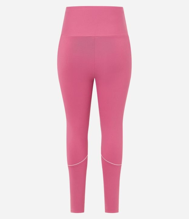 Pantalón Legging Deportiva en Microfibra Pesada con Cintura Alto y Bolsillos Laterales 7