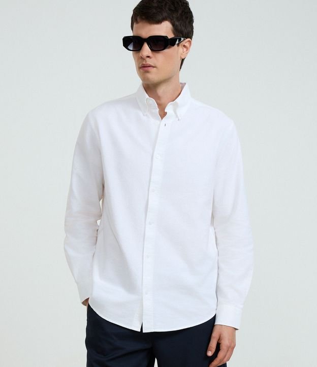 Camisa Regular Básica en Oxford 2