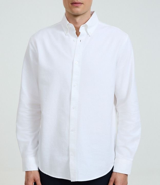 Camisa Regular Básica en Oxford 4
