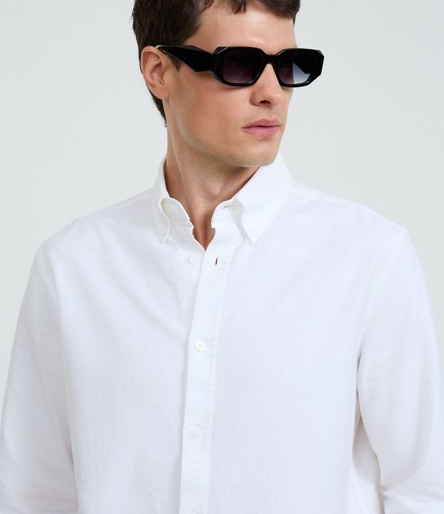 Camisa Regular Básica en Oxford 5
