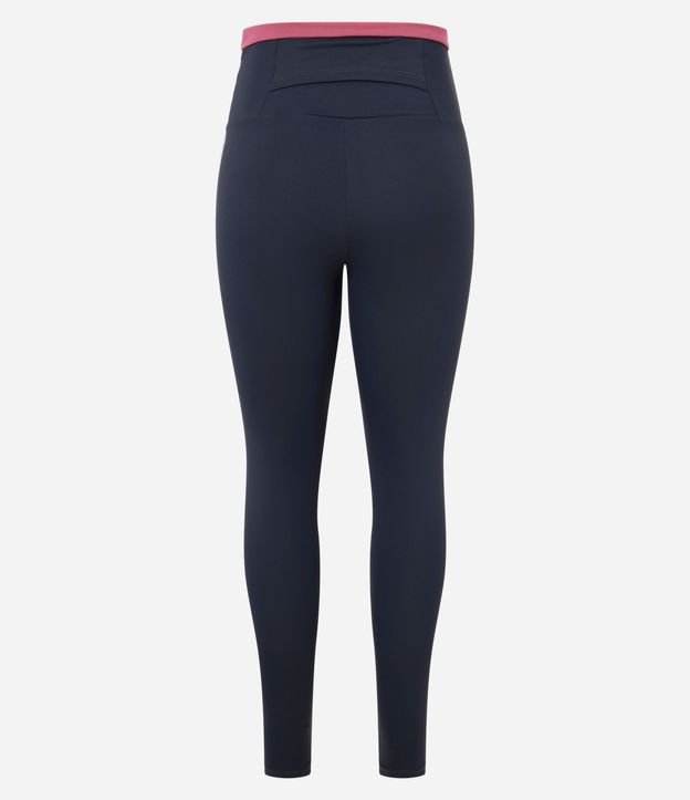 Pantalón Legging Deportiva con Cintura Contrastante 7