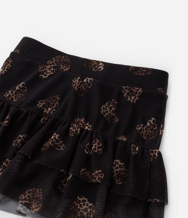Short Pollera Infantil en Tule con Volados - Talle 1 a 6 años 4