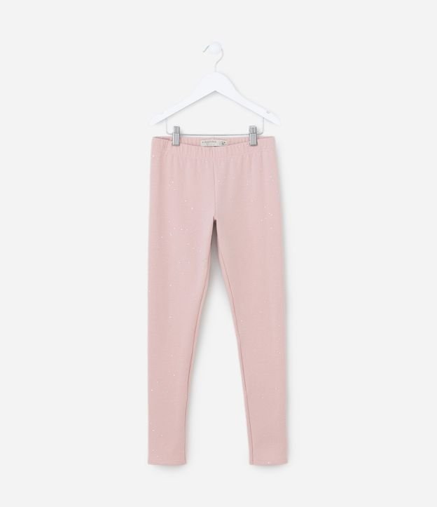 Pantalón Legging Infantil Calientita con Brillitos - Talle 5 a 14 años