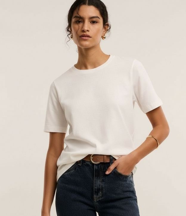 Remera T-Shirt en Algodón Básica 5