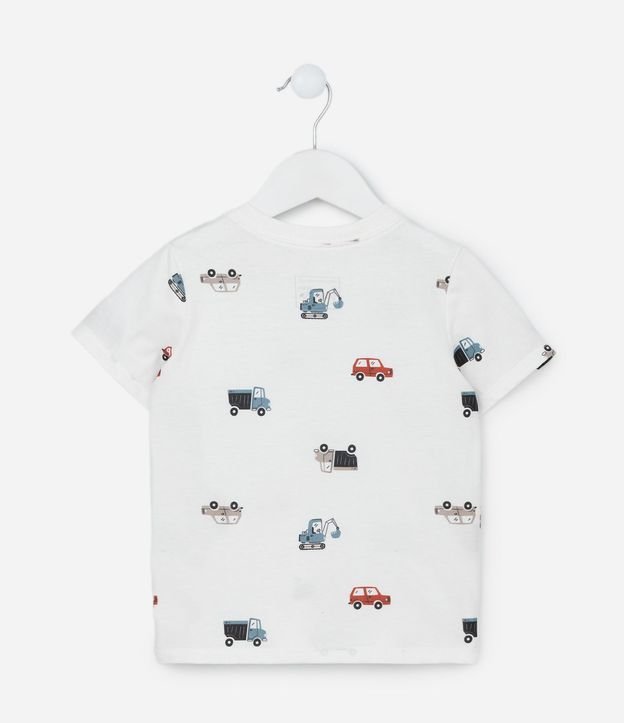 Remera Infantil con Estampa Carritos - Talle 1 a 6 años 3