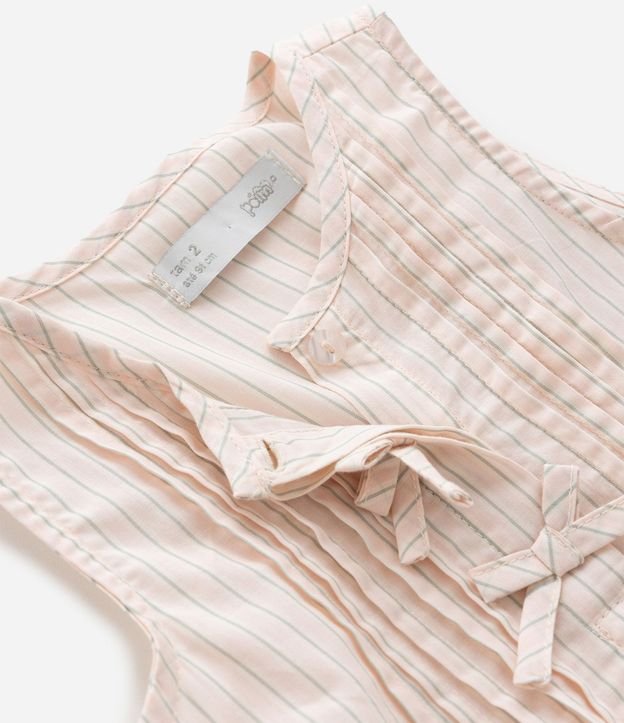 Conjunto Infantil en Tricolina con Lacitos y Pantalón Wide Leg - Talle 1 a 6 años 9