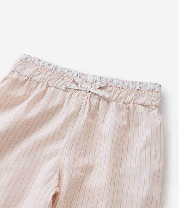 Conjunto Infantil en Tricolina con Lacitos y Pantalón Wide Leg - Talle 1 a 6 años 8