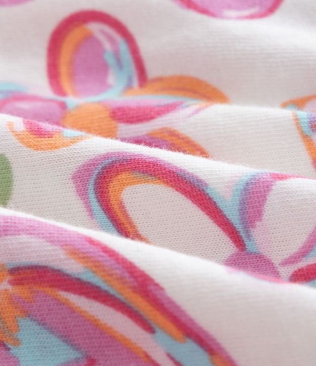 Vestido Infantil con Volados y Estampa Floral - Talle 1 a 6 años 4