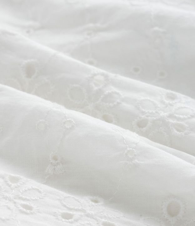 Vestido Infantil en Broderie con Volado y Bombacha - Talle 3 a 18 meses 7