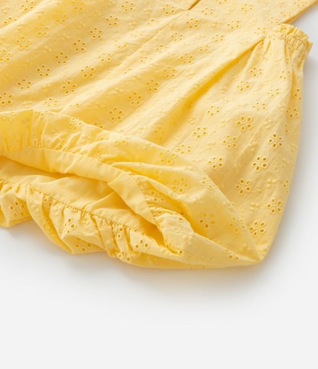 Vestido Balone Infantil en Laise Texturizado - Talle 1 a 6 años 5