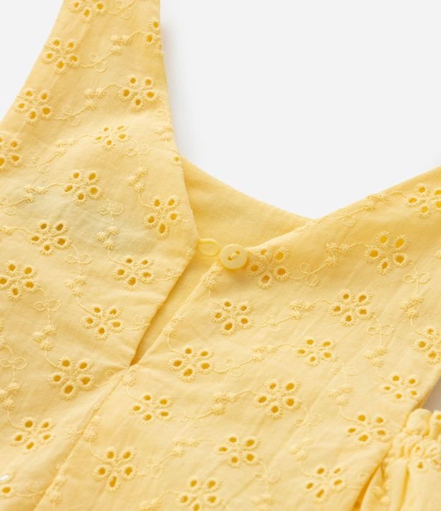 Vestido Balone Infantil en Laise Texturizado - Talle 1 a 6 años 6