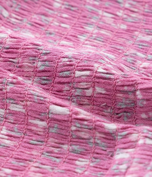 Vestido Infantil en Viscosa con Estampa de Flor y Volados - Talle 1 a 6 años 5