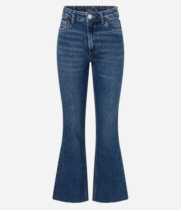 Pantalón Cropped Flare en Jeans 8