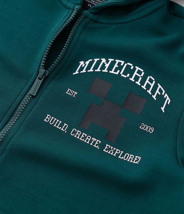 Saco Infantil en Techfleece con Estampa Minecraft - Talle 5 a 14 años 11