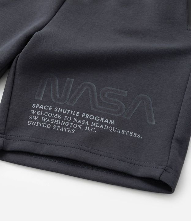 Bermuda Infantil en Algodón Estampa NASA - Talle 5 a 14 años 5