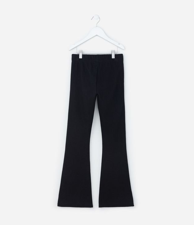 Pantalón Flare Infantil Básica en Rib - Talle 5 a 14 años 3