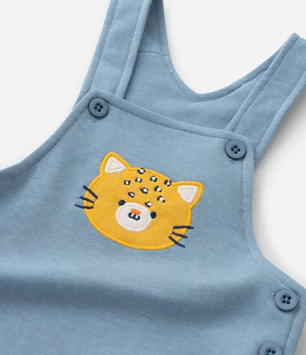Conjunto Infantil en Algodón con Estampa de Tigre - Talle 0 a 18 Meses 13