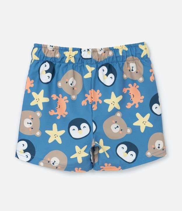 Conjunto Infantil en Microfibra con Estampa de Pinguino - Talle 0 a 18 Meses 6