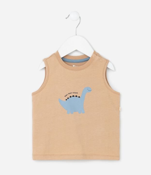 Conjunto Infantil con Estampa de Dino - Talle 3 a 18 Meses 3