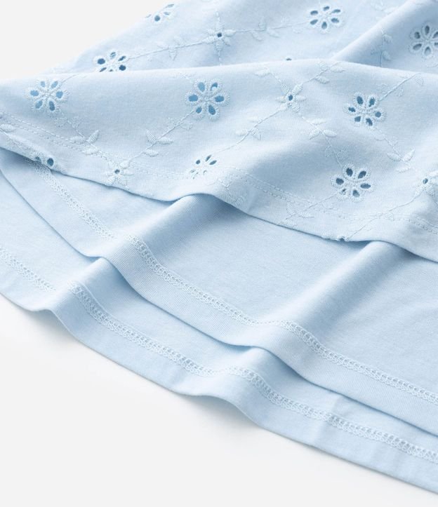 Vestido Infantil en Laise con Bordado de Flores - Talle 5 a 14 años 6
