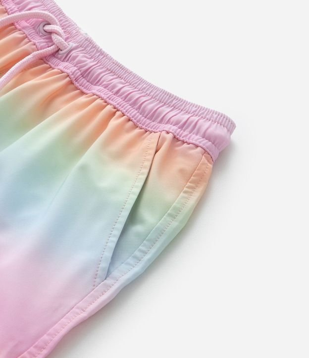 Short Regular Infantil en Microfibra con Estampa Tie Dye -Talle 5 a 14 años 4