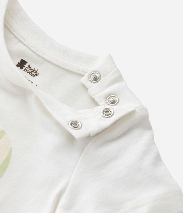 Body Infantil con Estampa de Playa Interactiva  - Talle 0 a 18 Meses 5