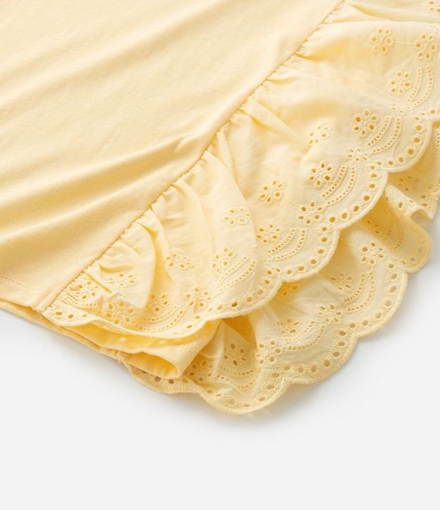 Blusa Infantil en Cotton con Volado Broderie - Talle 5 a 14 años 5