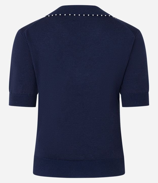 Blusa Polo en Punto con Mini Perlas 9