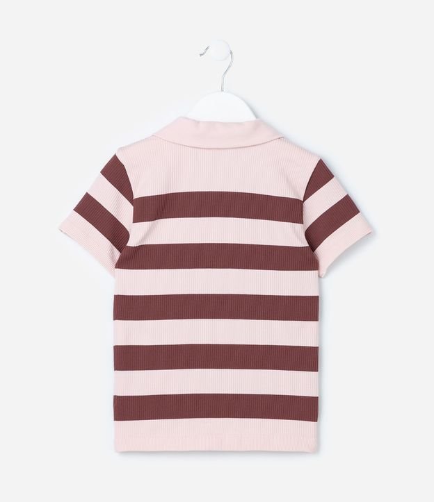 Camisa Infantil con Cuello Polo Seamless - Talle 5 a 14 años 3