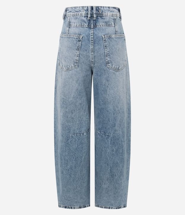 Pantalón Barrel en Jeans Marmorizado 6