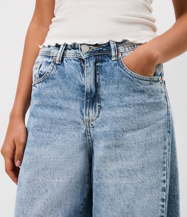Pantalón Barrel en Jeans Marmorizado 3
