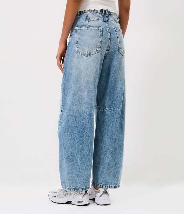 Pantalón Barrel en Jeans Marmorizado 4