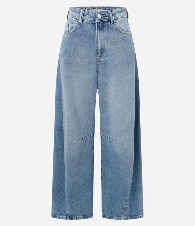Pantalón Barrel en Jeans Marmorizado 5