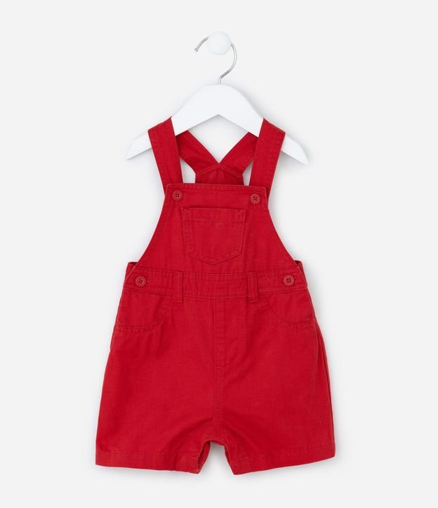 Peto Infantil en Sarga con Bolsillos - Talle 0 a 18 Meses
