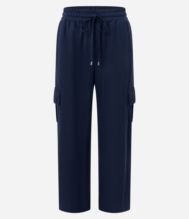 Pantalón Ligero en Malla Orly con Bolsillos Laterales 6