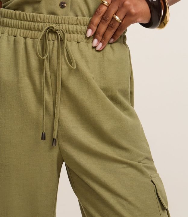 Pantalón Ligero en Malla Orly con Bolsillos Laterales 6