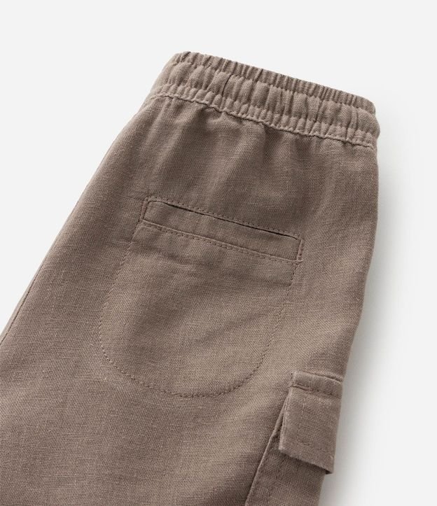 Bermuda Infantil en Viscolino con Bolsillo Cargo - Talle 1 a 6 años 6