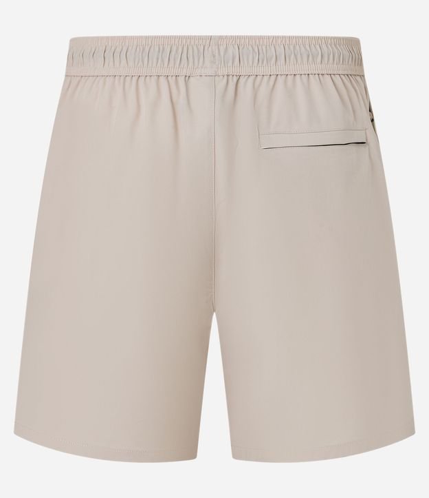 Bermuda Deportiva con Cordón Contrastante y Bolsillo 7