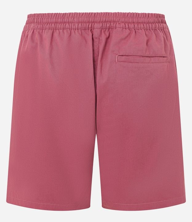Bermuda en Sarga con Cintura Elástica y Cordón 3