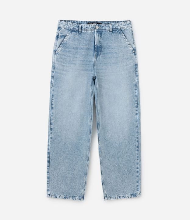 Pantalón Baggy en Jeans con Bolsillo Cuchillo Delantero 6