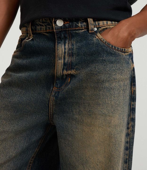 Pantalón Mega Baggy en Jeans con Argollas 7