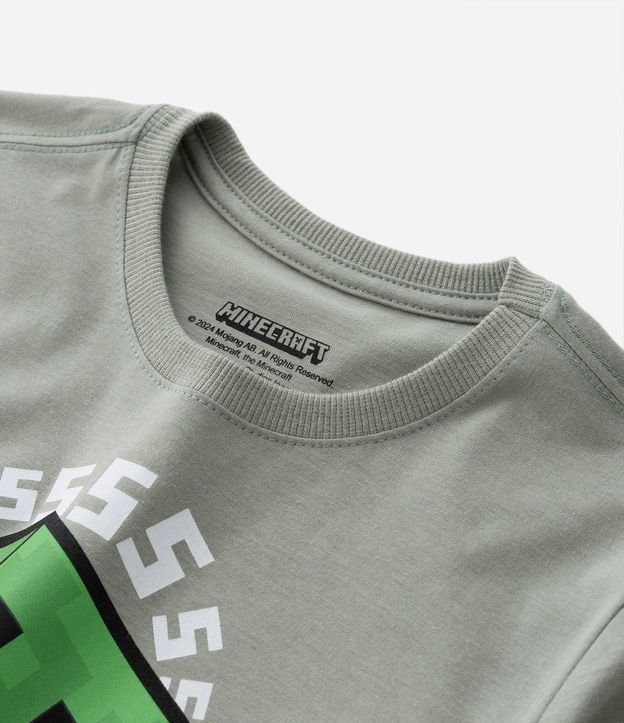 Remera Comfort Infantil con Estampa Minecraft - Talle 5 a 14 años 6
