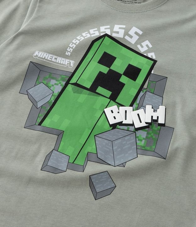 Remera Comfort Infantil con Estampa Minecraft - Talle 5 a 14 años 7