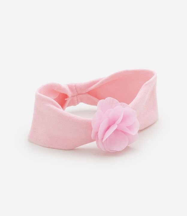 Media Ballet Infantil con Lazo y Cinta para el Pelo - Talle 0 a 12 meses 5