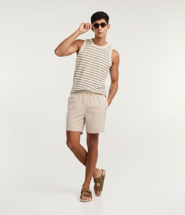 Bermuda Boardshort en Microfibra con Bolsillos