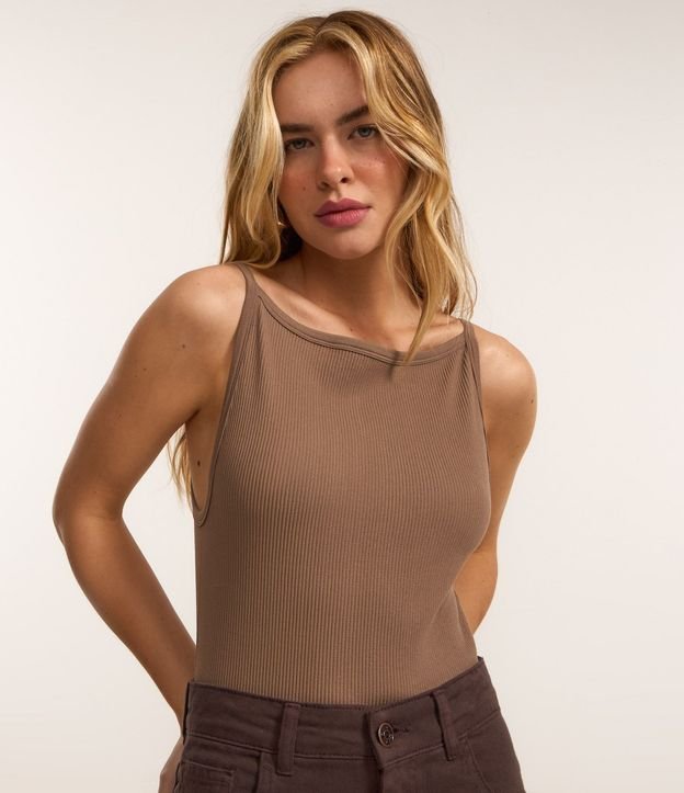 Body en Poliamida Seamless con Breteles Finos