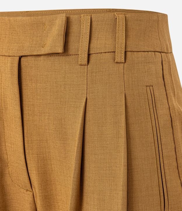 Pantalón Recto Sastrería con cintura Traspasado y Pliegues 7