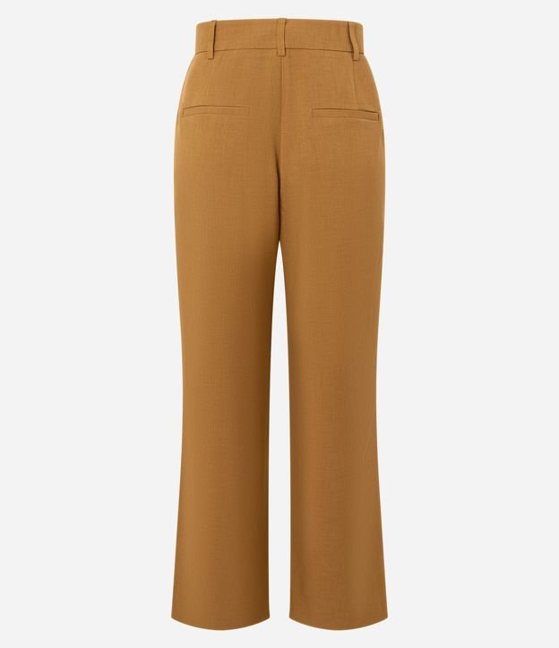 Pantalón Recto Sastrería con cintura Traspasado y Pliegues 8
